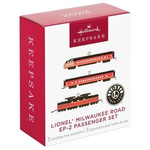 New! Lionel Milwaukee Passenger Train Hallmark Keepsake Christmas Ornament 2023